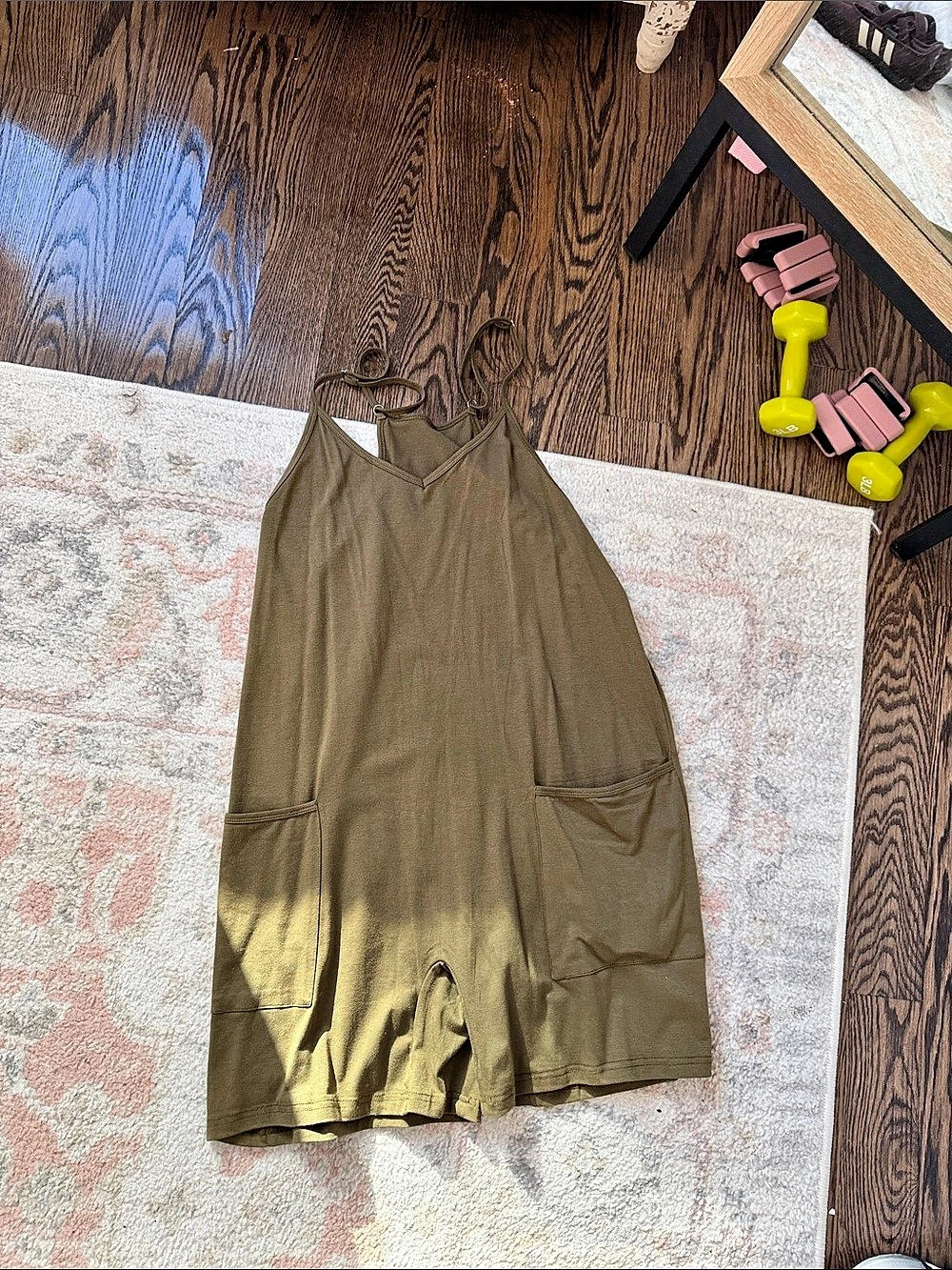 FP Movement Hot Shot Romper Olive Green Utility